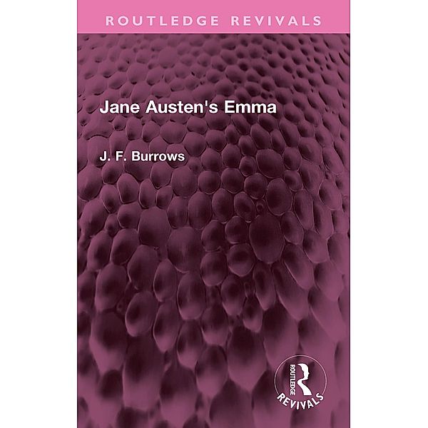 Jane Austen's Emma, J. F. Burrows