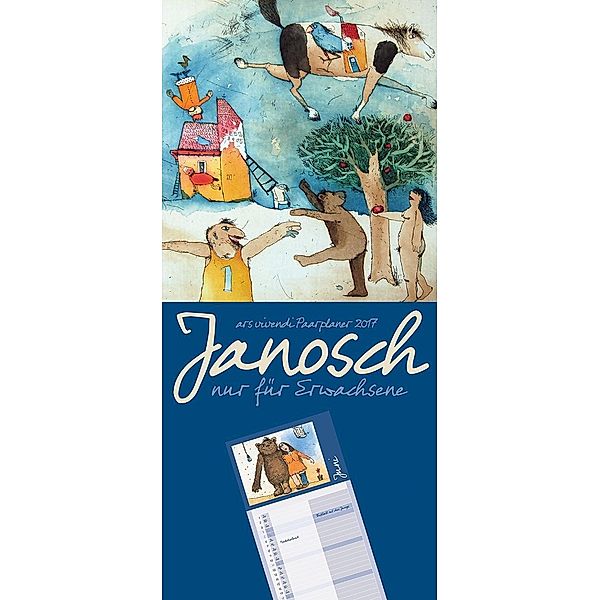 Janosch nur für Erwachsene, Paarplaner 2017, Janosch