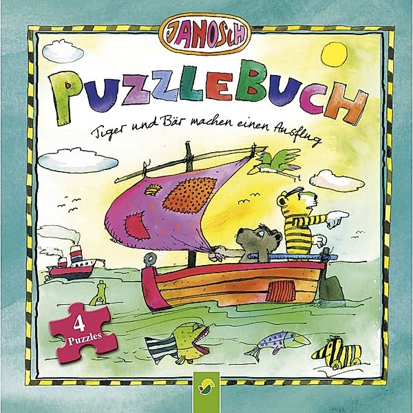 Janosch Puzzlebuch - Tiger und Bär machen einen Ausflug. Für Kinder ab 4 Jahren, Lena Steinfeld, Schwager & Steinlein Verlag