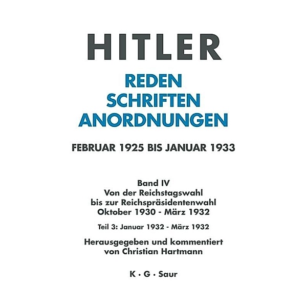 Januar bis März 1932