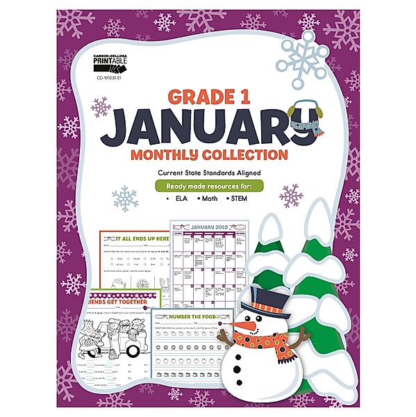 January Monthly Collection, Grade 1