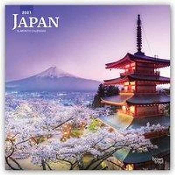 Japan 2021 - 16-Monatskalender, BrownTrout Publisher