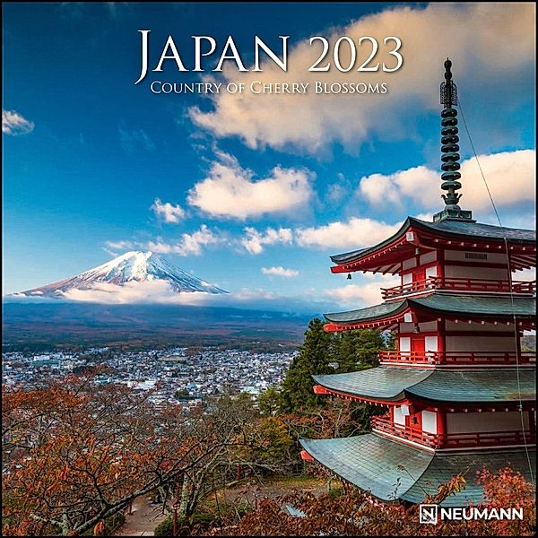 Japan 2023 - Wand-Kalender - Broschüren-Kalender - 30x30 - 30x60 geöffnet - Reise-Kalender