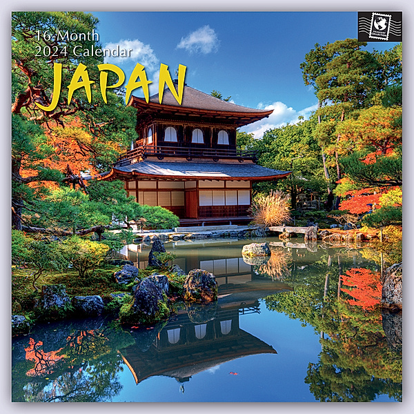 Japan 2024 - 16-Monatskalender, Gifted Stationery Co. Ltd
