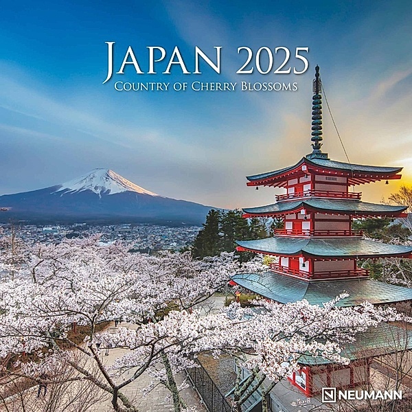 Japan 2025 - Wand-Kalender - Broschüren-Kalender - 30x30 - 30x60 geöffnet - Reise-Kalender