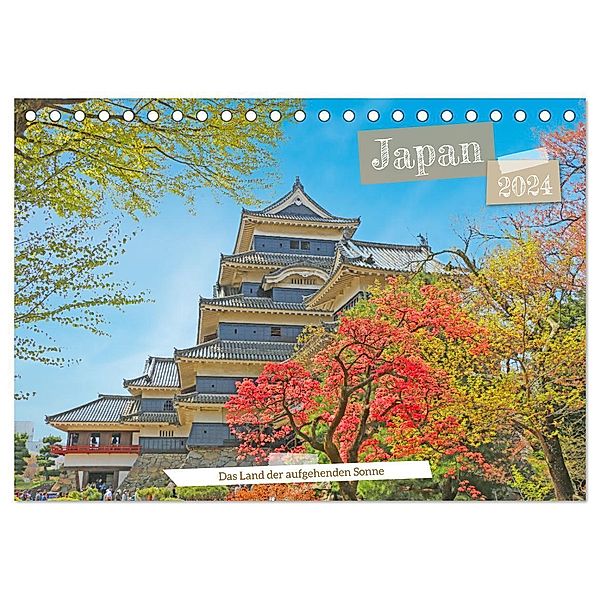 Japan, das Land der aufgehenden Sonne (Tischkalender 2024 DIN A5 quer), CALVENDO Monatskalender, Denise Graupner