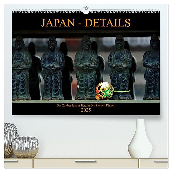 Japan - Details (hochwertiger Premium Wandkalender 2025 DIN A2 quer), Kunstdruck in Hochglanz, Calvendo, Céline Baur