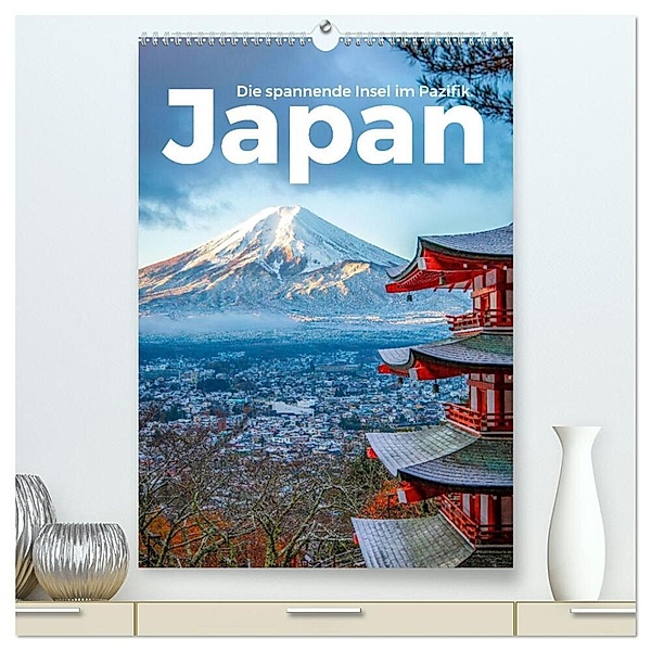 Japan - Die spannende Insel im Pazifik. (hochwertiger Premium Wandkalender 2024 DIN A2 hoch), Kunstdruck in Hochglanz, M. Scott