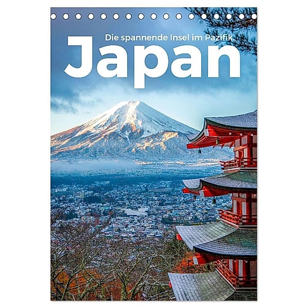 Japan - Die spannende Insel im Pazifik. (Tischkalender 2024 DIN A5 hoch), CALVENDO Monatskalender, M. Scott