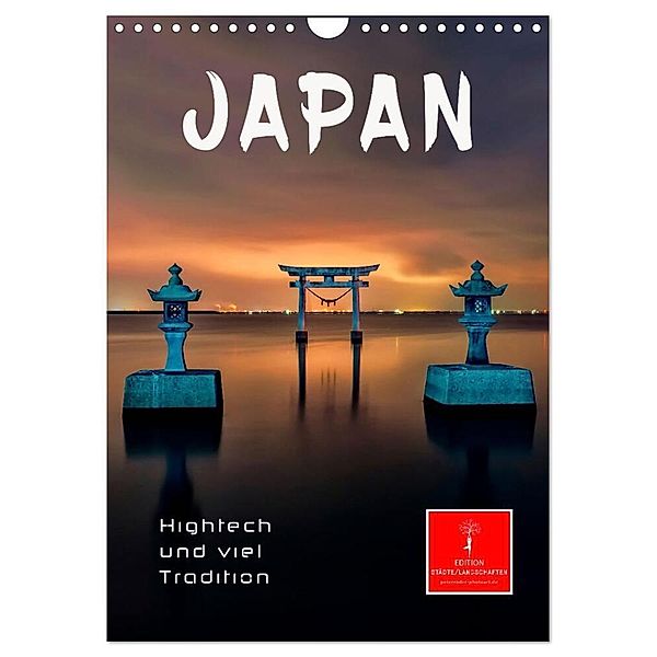 Japan - Hightech und viel Tradition (Wandkalender 2024 DIN A4 hoch), CALVENDO Monatskalender, Peter Roder