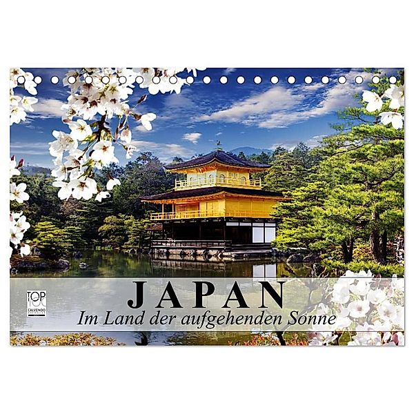 Japan. Im Land der aufgehenden Sonne (Tischkalender 2024 DIN A5 quer), CALVENDO Monatskalender, Elisabeth Stanzer