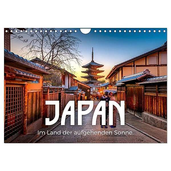 Japan - Im Land der aufgehenden Sonne. (Wandkalender 2024 DIN A4 quer), CALVENDO Monatskalender, M. Scott