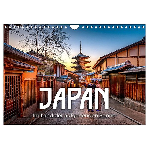 Japan - Im Land der aufgehenden Sonne. (Wandkalender 2025 DIN A4 quer), CALVENDO Monatskalender, Calvendo, M. Scott