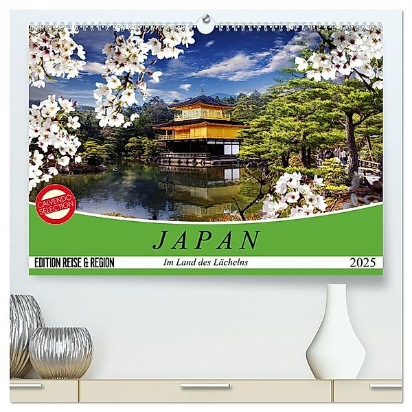Japan. Im Land des Lächelns (hochwertiger Premium Wandkalender 2025 DIN A2 quer), Kunstdruck in Hochglanz, Calvendo, Elisabeth Stanzer