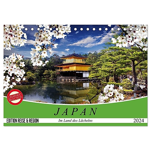 Japan. Im Land des Lächelns (Tischkalender 2024 DIN A5 quer), CALVENDO Monatskalender, Elisabeth Stanzer