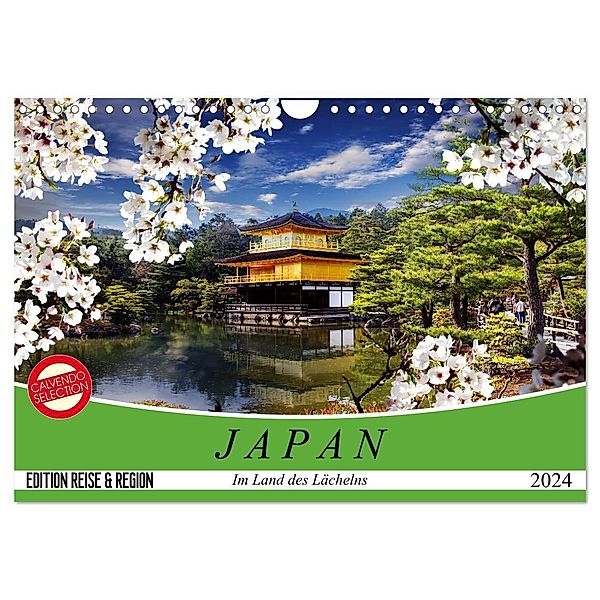 Japan. Im Land des Lächelns (Wandkalender 2024 DIN A4 quer), CALVENDO Monatskalender, Elisabeth Stanzer