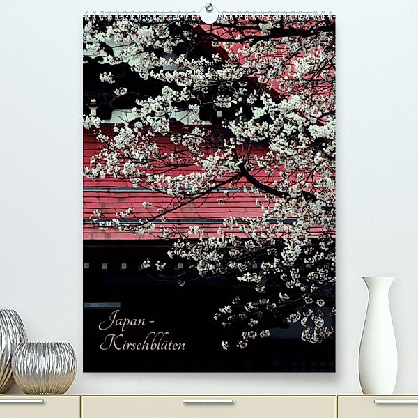 Japan - Kirschblüten (Premium, hochwertiger DIN A2 Wandkalender 2023, Kunstdruck in Hochglanz), Céline Baur