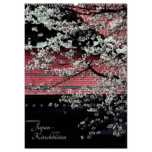 Japan - Kirschblüten (Wandkalender 2024 DIN A2 hoch), CALVENDO Monatskalender, Céline Baur