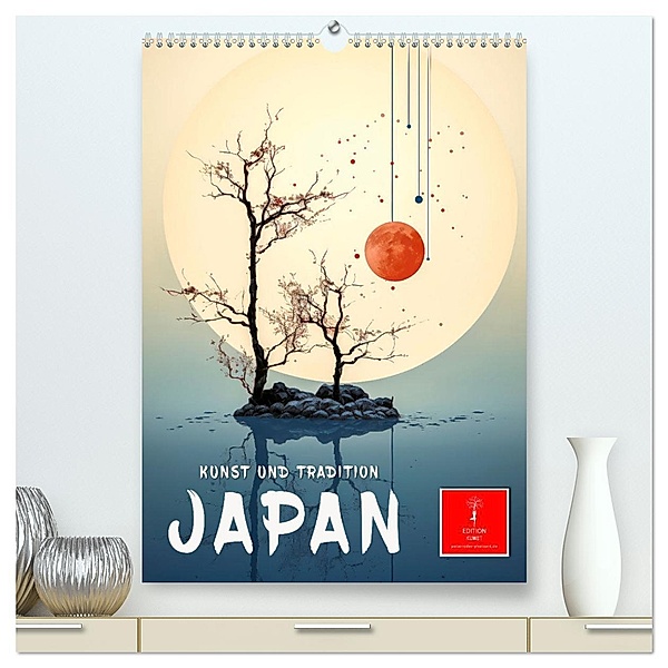 Japan - Kunst und Tradition (hochwertiger Premium Wandkalender 2024 DIN A2 hoch), Kunstdruck in Hochglanz, Calvendo, Peter Roder