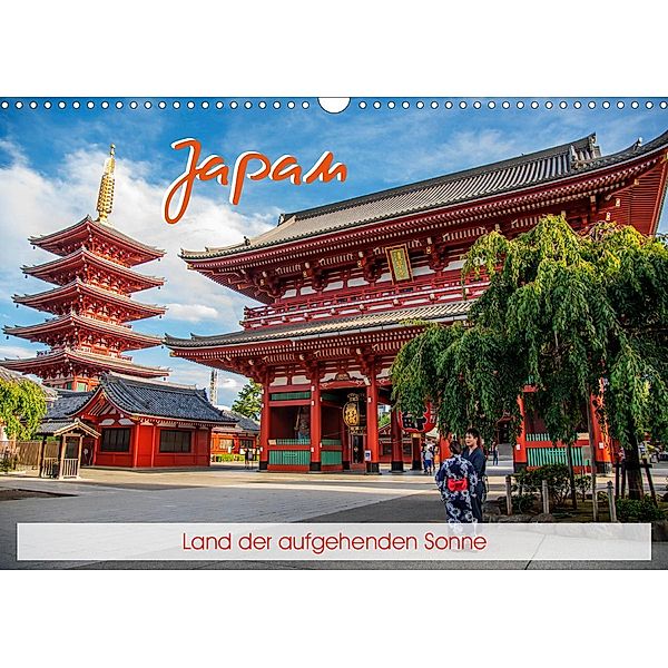 Japan - Land der aufgehenden Sonne (Wandkalender 2020 DIN A3 quer), Fiorelino Nürnberg