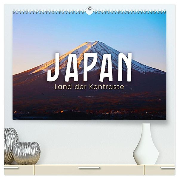 Japan - Land der Kontraste (hochwertiger Premium Wandkalender 2024 DIN A2 quer), Kunstdruck in Hochglanz, Happy Monkey