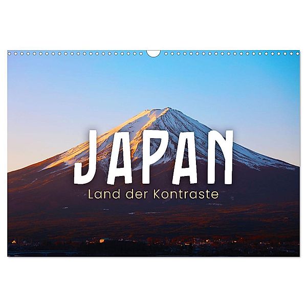 Japan - Land der Kontraste (Wandkalender 2025 DIN A3 quer), CALVENDO Monatskalender, Calvendo, Happy Monkey