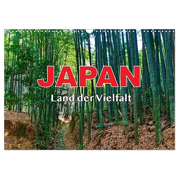 Japan - Land der Vielfalt (Wandkalender 2024 DIN A3 quer), CALVENDO Monatskalender, Stefanie Pappon