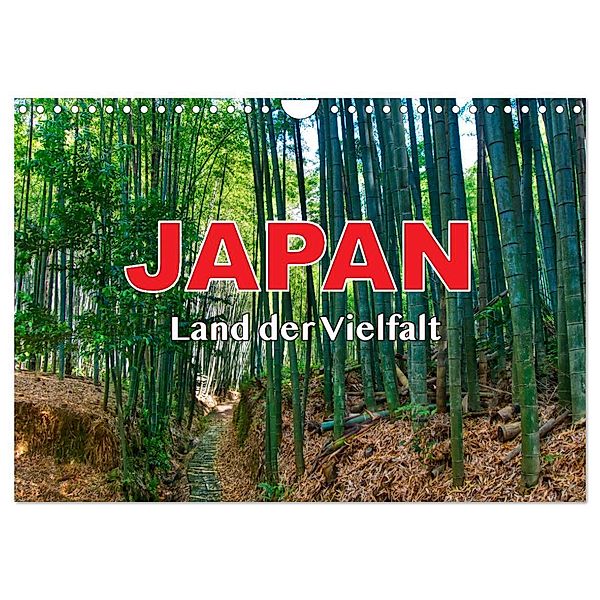Japan - Land der Vielfalt (Wandkalender 2024 DIN A4 quer), CALVENDO Monatskalender, Stefanie Pappon