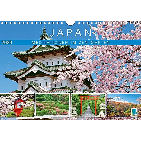 Japan: Meditationen im Garten (Wandkalender 2020 DIN A4 quer)