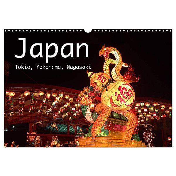 Japan - Tokio, Yokohama, Nagasaki (Wandkalender 2024 DIN A3 quer), CALVENDO Monatskalender, Robert Styppa