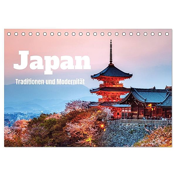 Japan - Traditionen und Modernität (Tischkalender 2024 DIN A5 quer), CALVENDO Monatskalender, Matteo Colombo