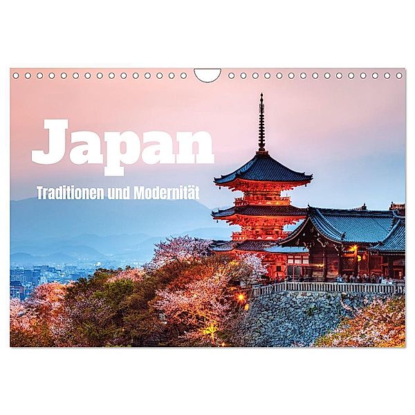 Japan - Traditionen und Modernität (Wandkalender 2024 DIN A4 quer), CALVENDO Monatskalender, Matteo Colombo
