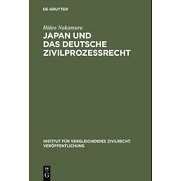Japan und das deutsche Zivilprozessrecht, Hideo Nakamura