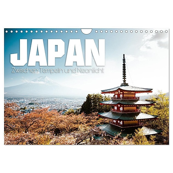 Japan - Zwischen Tempeln und Neonlicht (Wandkalender 2024 DIN A4 quer), CALVENDO Monatskalender, Oliver Krautz