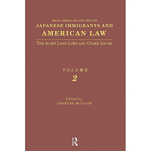 Japanese Immigrants and American Law