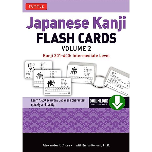 Japanese Kanji Flash Cards Ebook Volume 2, Alexander Kask