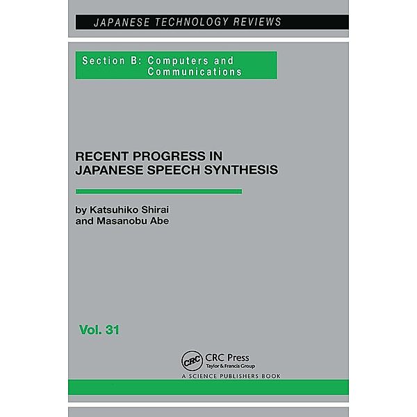 Japanese Speech Synthesis, Jeffry H. Shirai