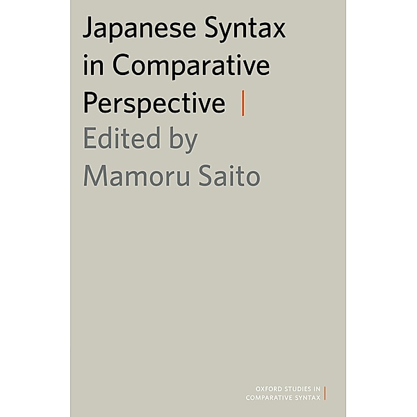 Japanese Syntax in Comparative Perspective