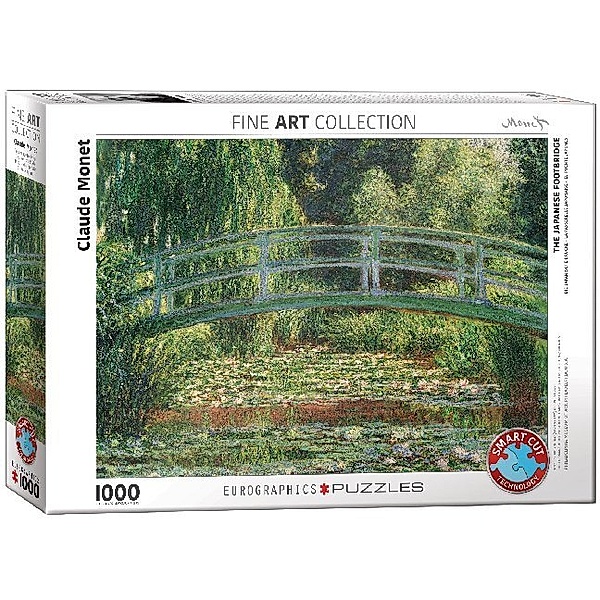 Eurographics Japanische Brücke (Puzzle), Claude Monet