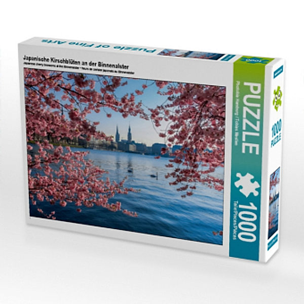 Japanische Kirschblüten an der Binnenalster (Puzzle), Tobias Meslien