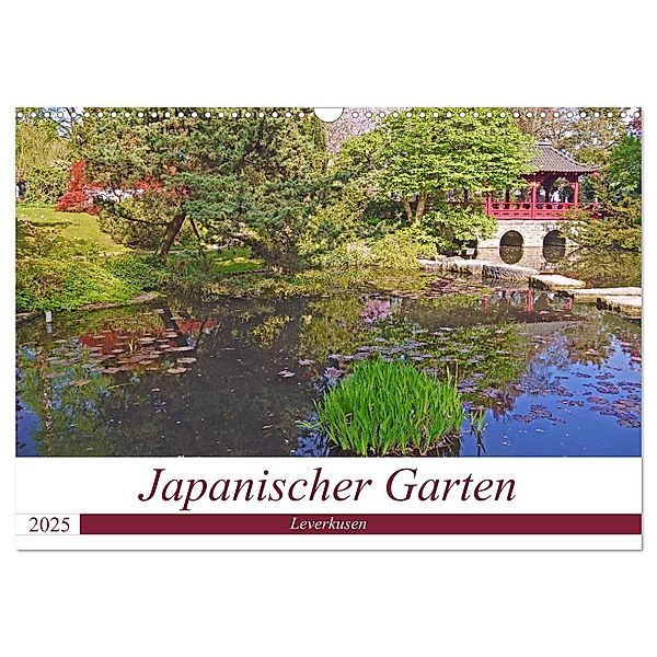 Japanischer Garten Leverkusen (Wandkalender 2025 DIN A3 quer), CALVENDO Monatskalender, Calvendo, Claudia Schimon