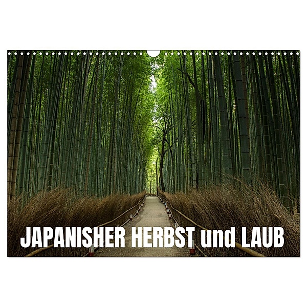 Japanischer Herbst und Laub (Wandkalender 2024 DIN A3 quer), CALVENDO Monatskalender, Photostravellers