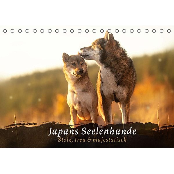 Japans Seelenhunde (Tischkalender 2023 DIN A5 quer), Tamashinu Photography