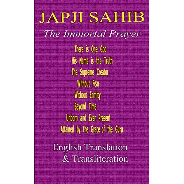 Japji Sahib - English Translation & Translation, God
