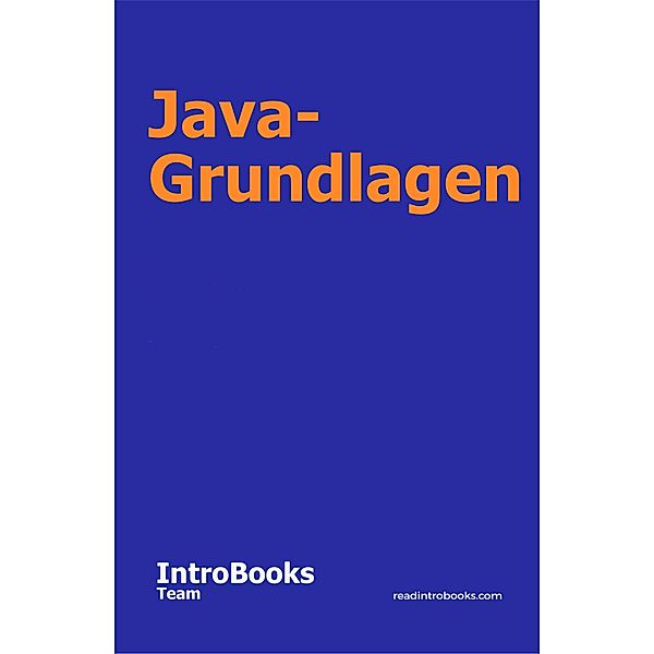 Java-Grundlagen, IntroBooks Team