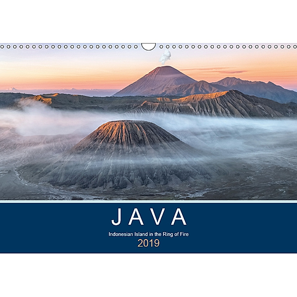 Java, Indonesian Island in the Ring of Fire (Wall Calendar 2019 DIN A3 Landscape), Joana Kruse