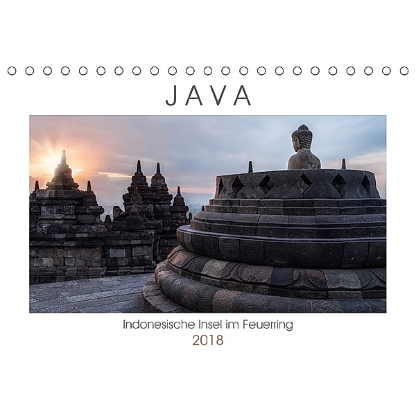 Java, Indonesische Insel im Feuerring (Tischkalender 2018 DIN A5 quer), Joana Kruse