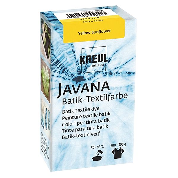 C. KREUL JAVANA Batik-Textilfarbe Yellow Sunflower 70 g