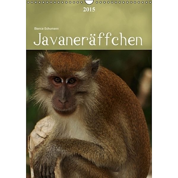 JavaneräffchenCH-Version (Wandkalender 2015 DIN A3 hoch), Bianca Schumann