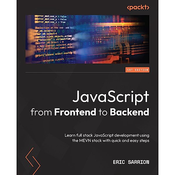 JavaScript from Frontend to Backend, Eric Sarrion